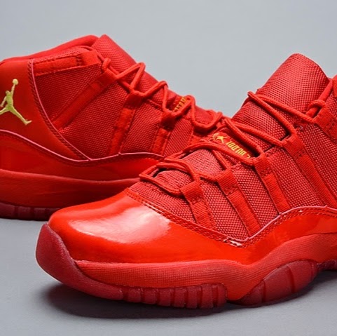 all red retro 11s