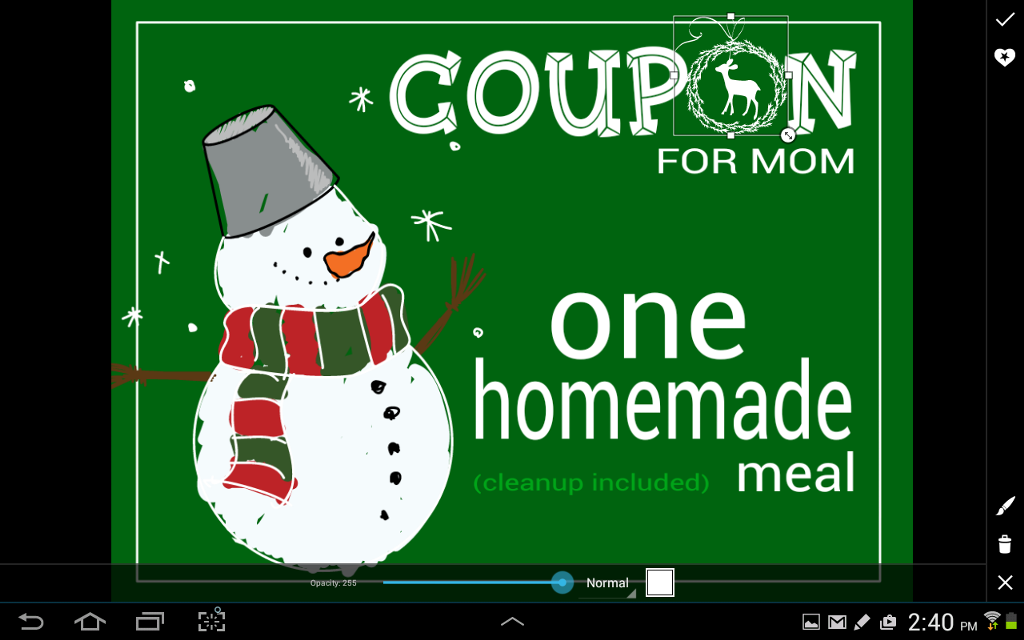 holiday coupon